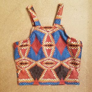 NWOT Tankini Crop Top